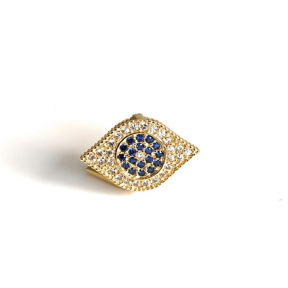 Gold Evil Eye Bracelet - Picture 3 of 8